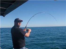 Light gear, big fish - on the Black Pearl