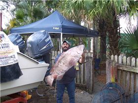 James with a great cod