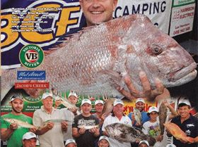 Blue Water Classic Im the kid down the front holding the pinky thats my dad holding the sambo