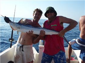 Boys and Baby Marlin