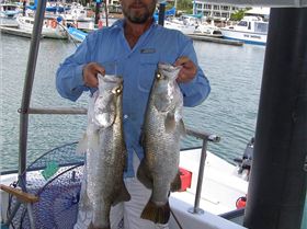 on the way to get ice in the dory