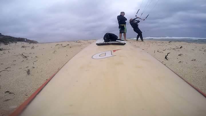 Lost delta surfboard and gopro