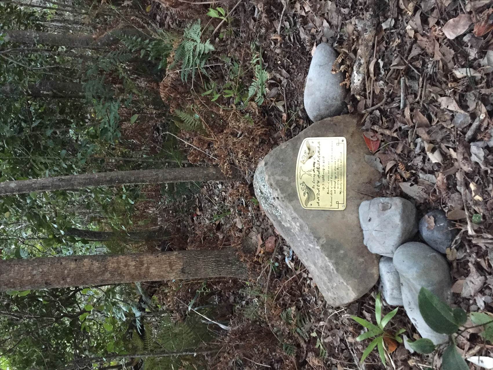 Hausey memorial plaque