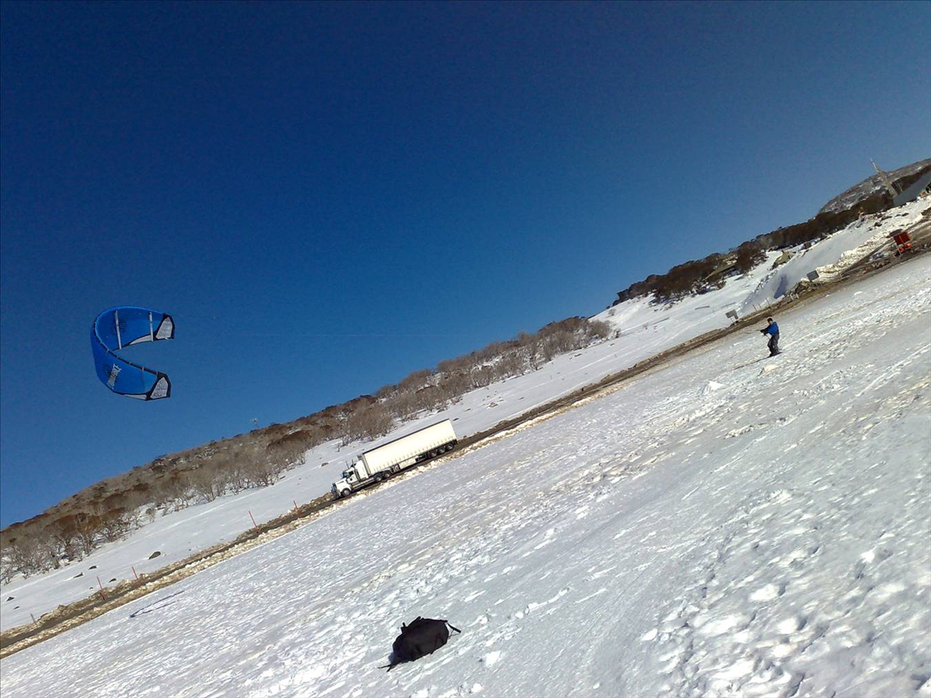 Testing the latest 08 Liquid Force Havoc at the snowy mountains