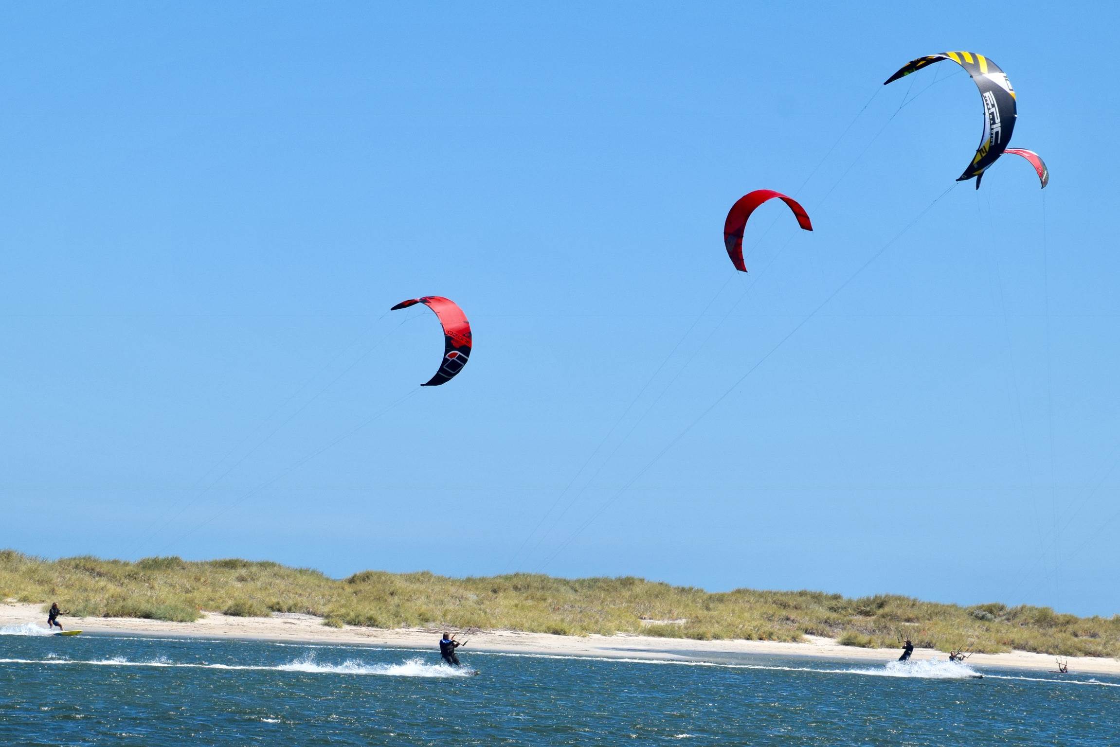 Kitesurfers at Safety Bay 26th February 2017