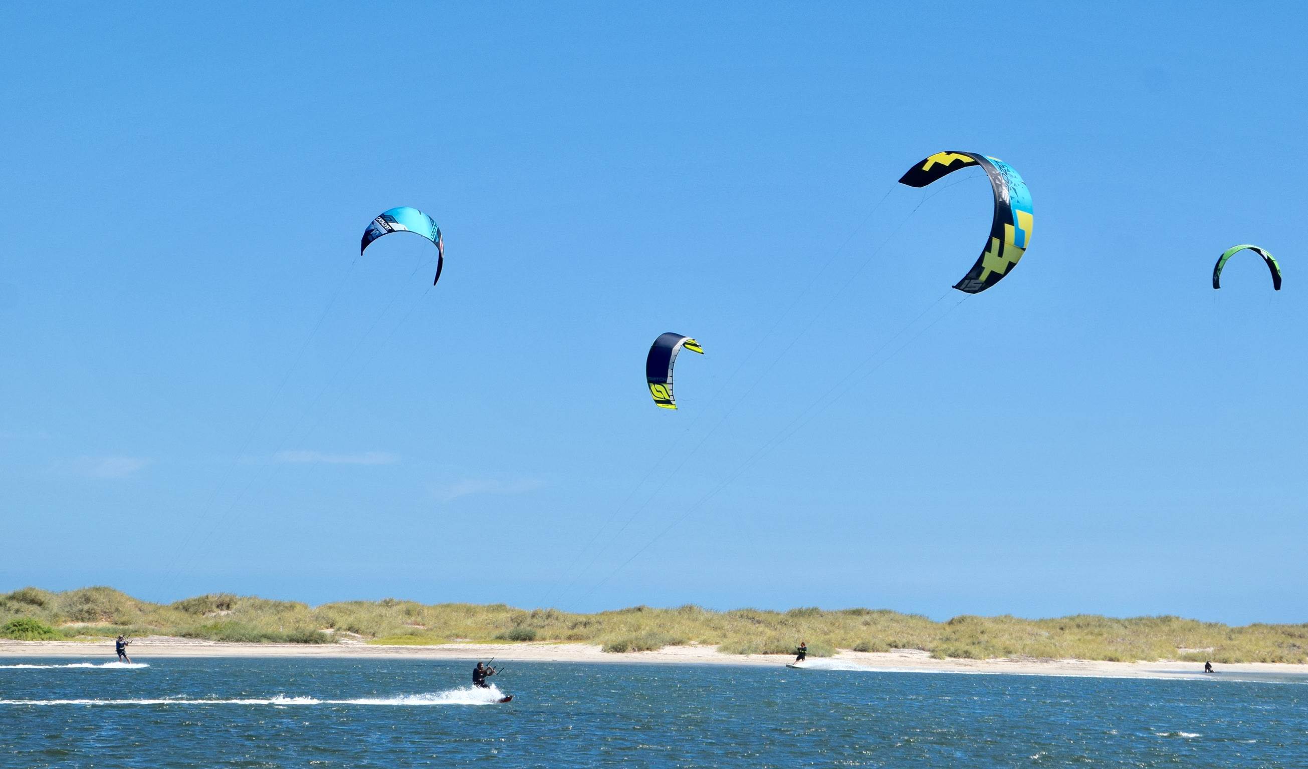 Kitesurfers at Safety Bay 26th February 2017