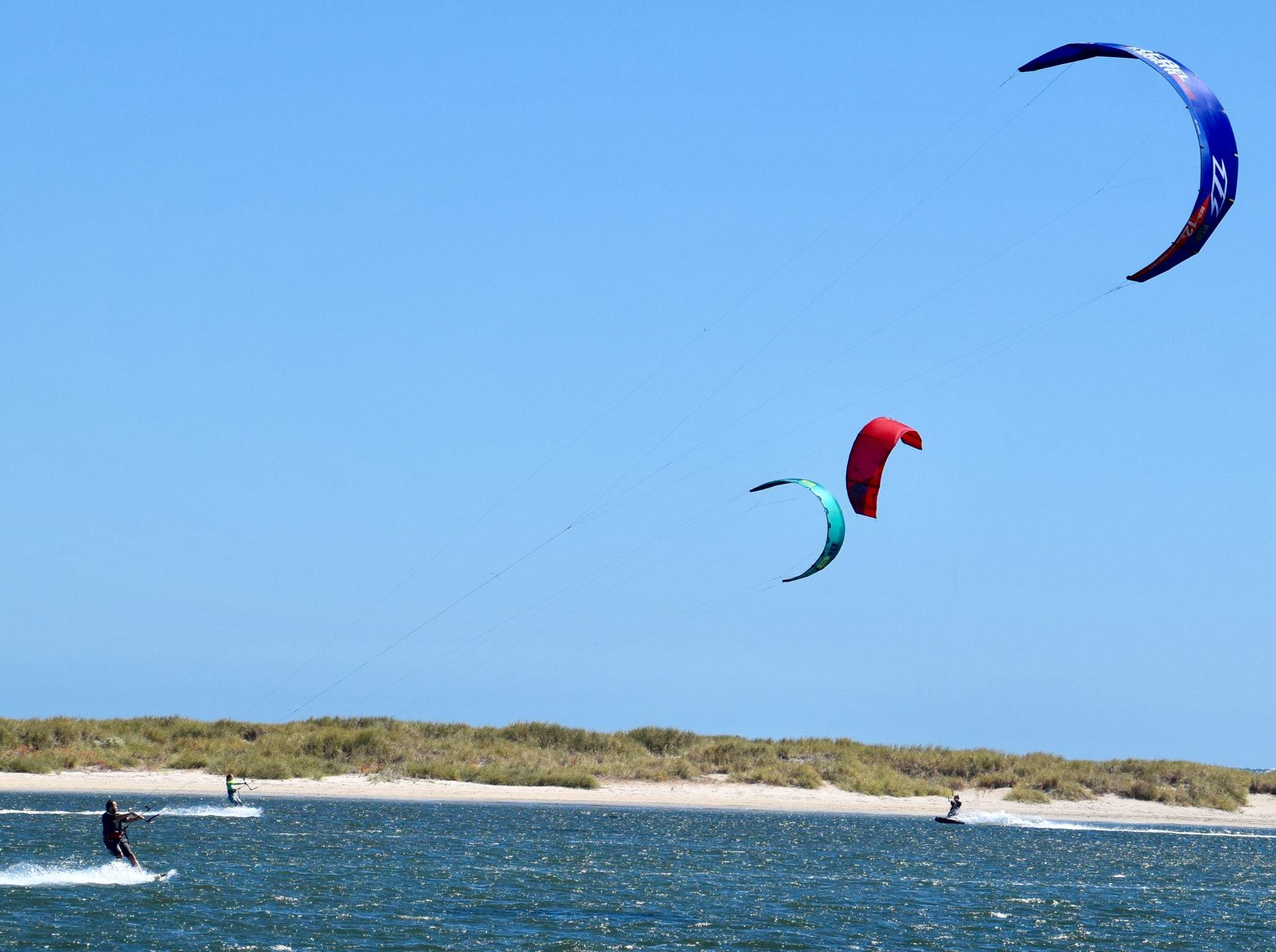 Kitesurfers at Safety Bay 26th February 2017