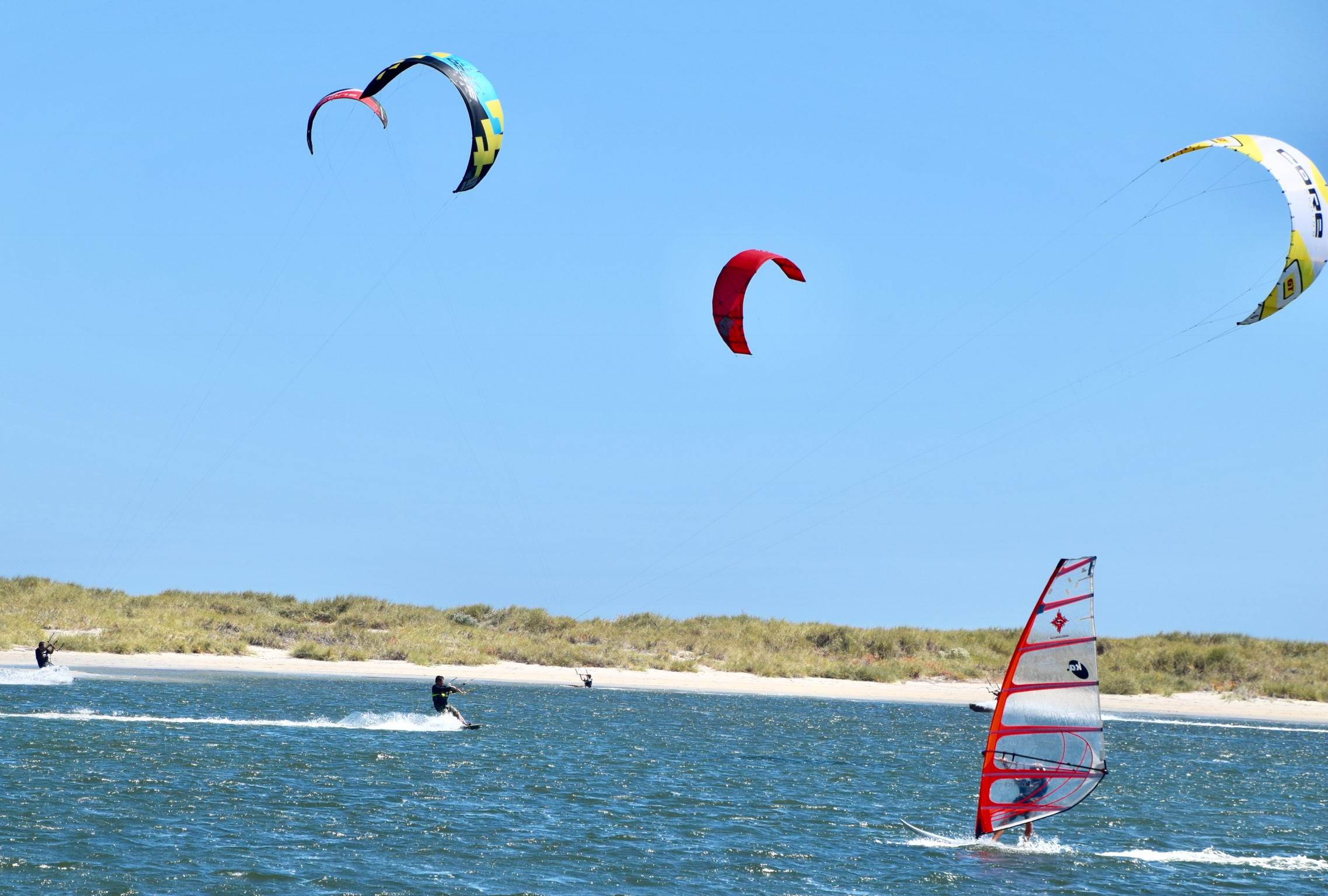 Kitesurfers at Safety Bay 26th February 2017