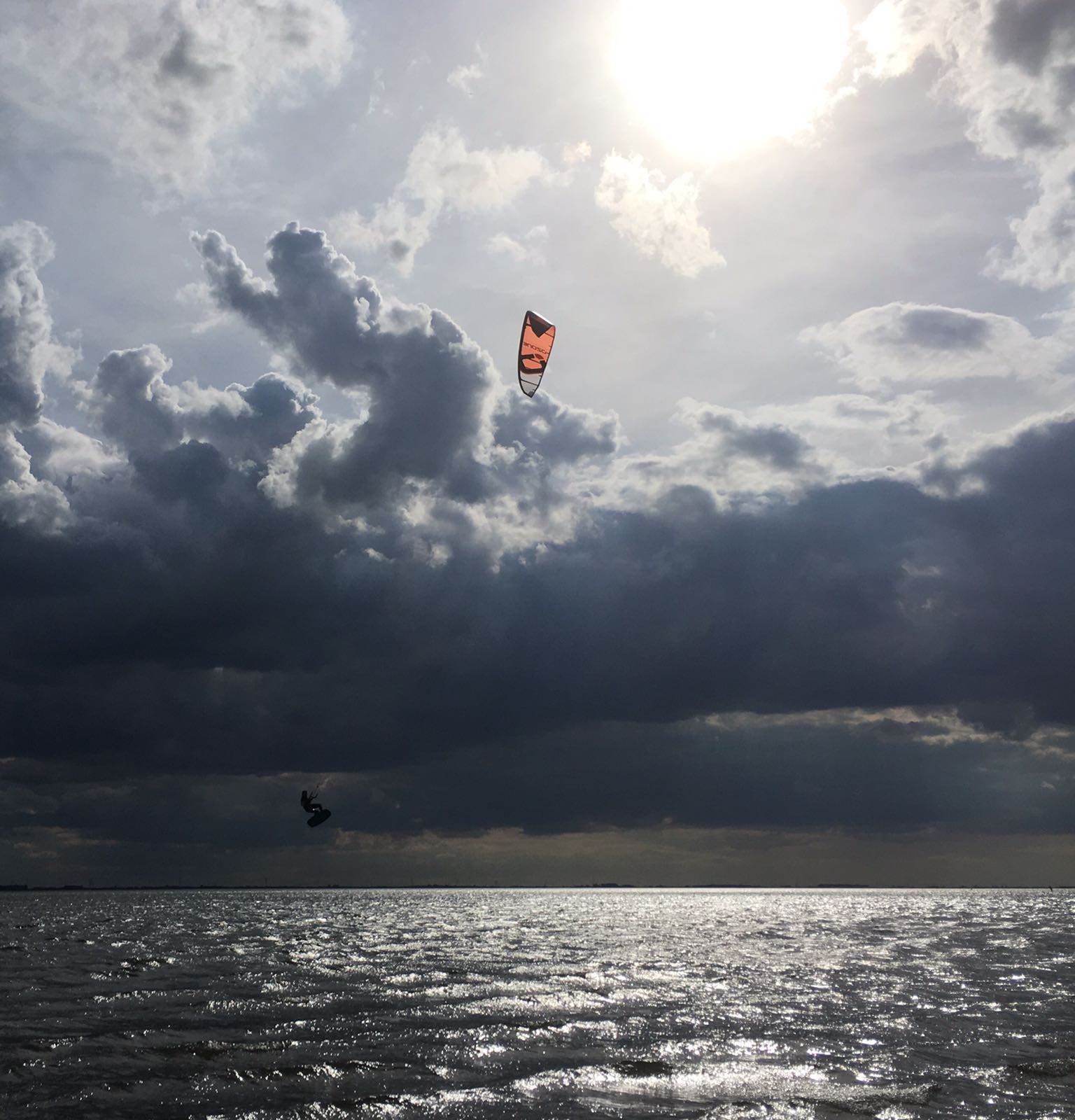 Nice little light wind jump