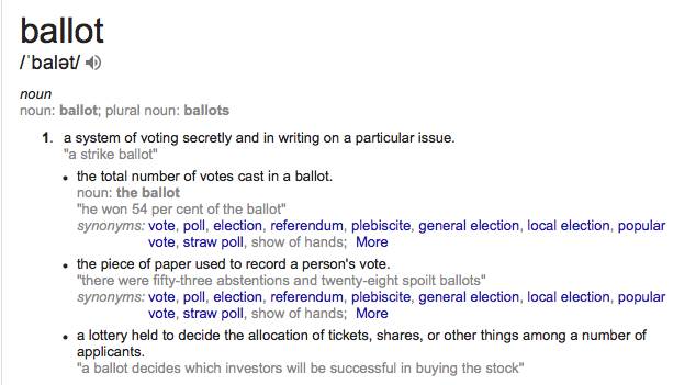 Ballot
