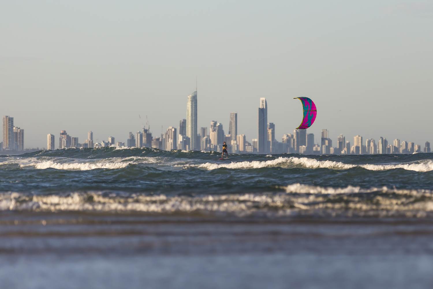Here is a good Kite Foil lesson From Thierry in 13kts with an F-ONE Bandit 2018 6m at Currumbin QLD