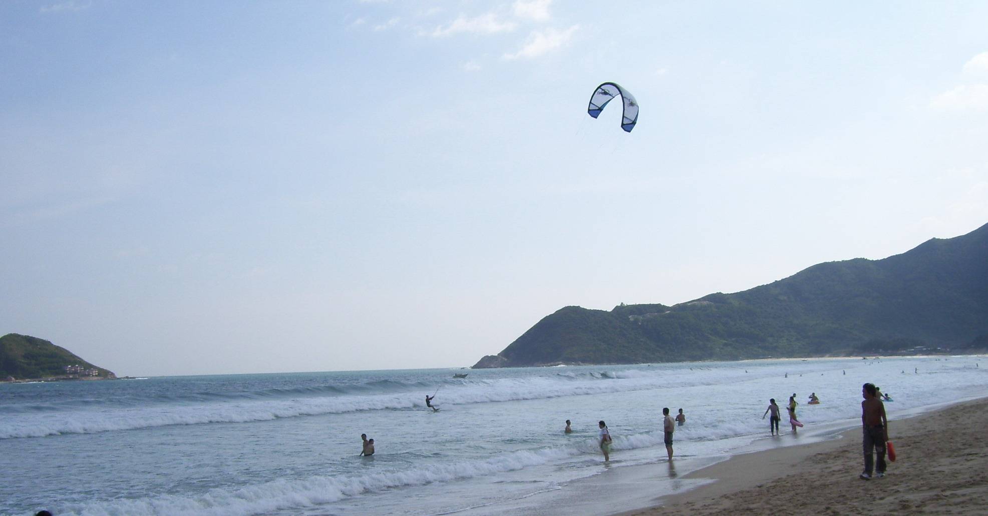 kiteboarding in China 
