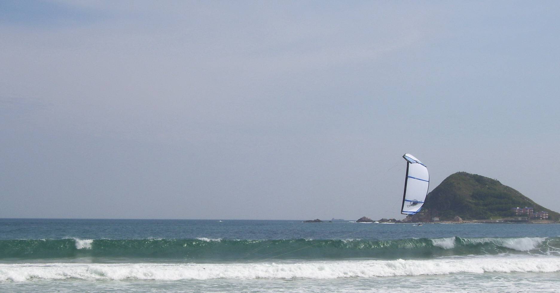 kiteboarding in China 