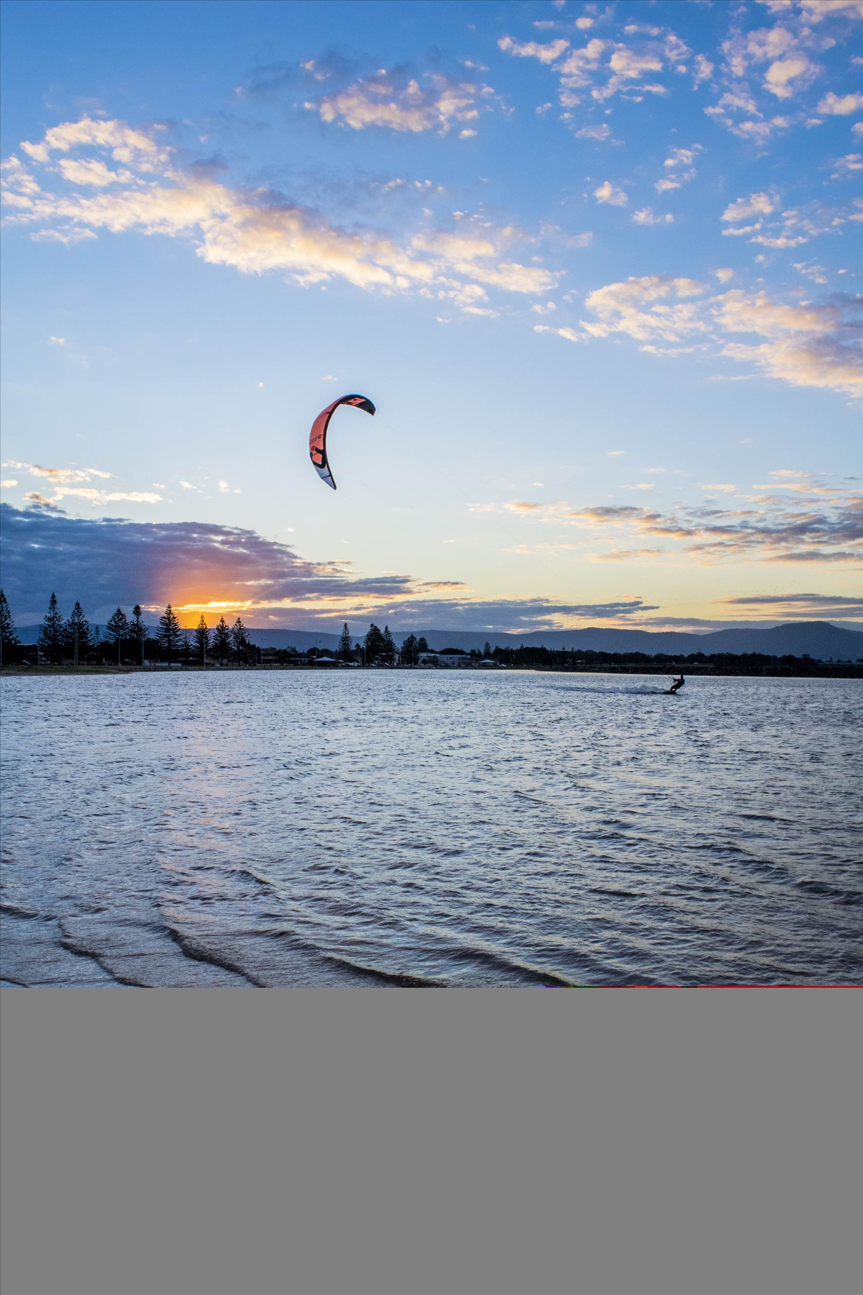Kite surfing in Windang2