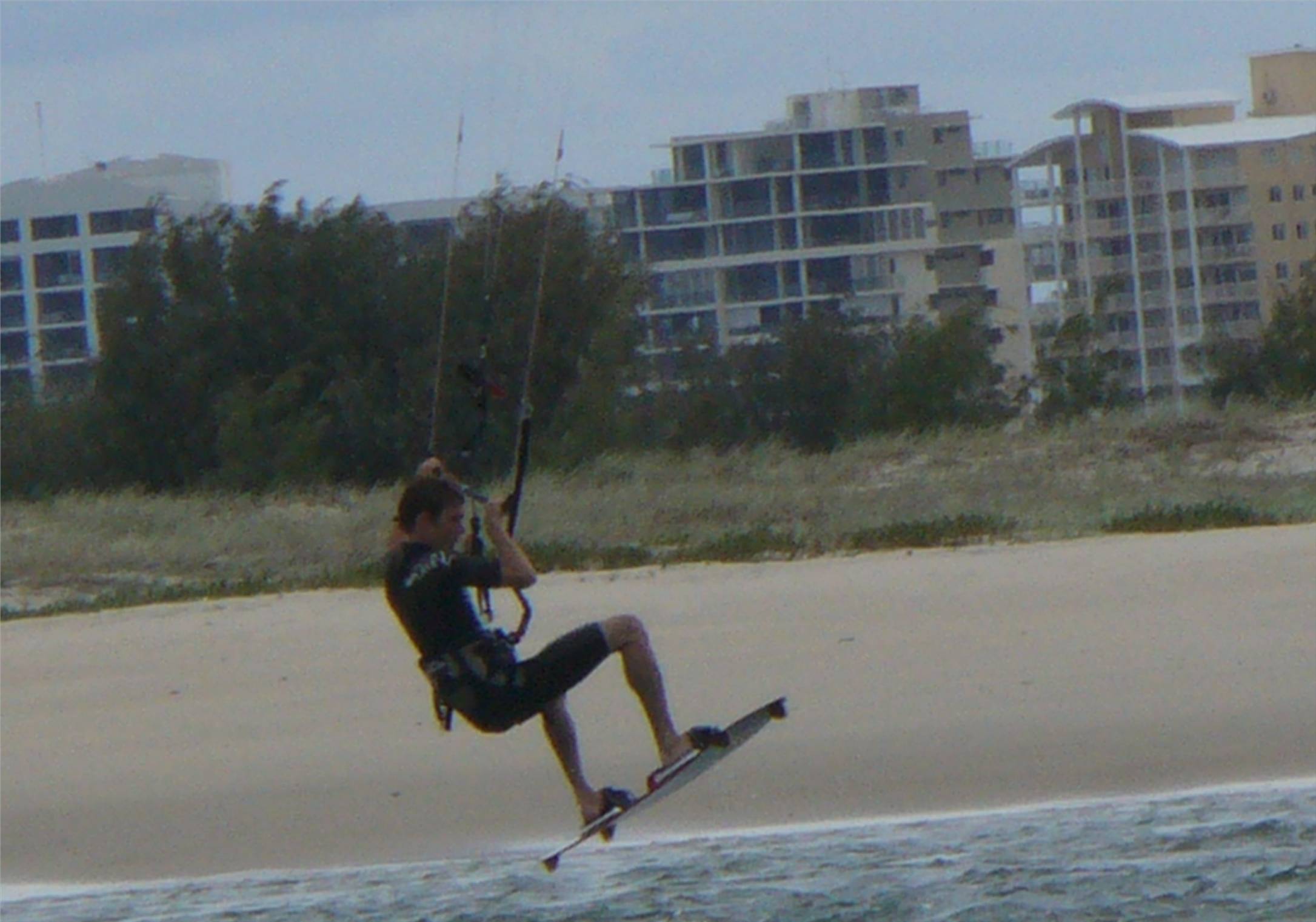 kiteing at bullcock christmas day.