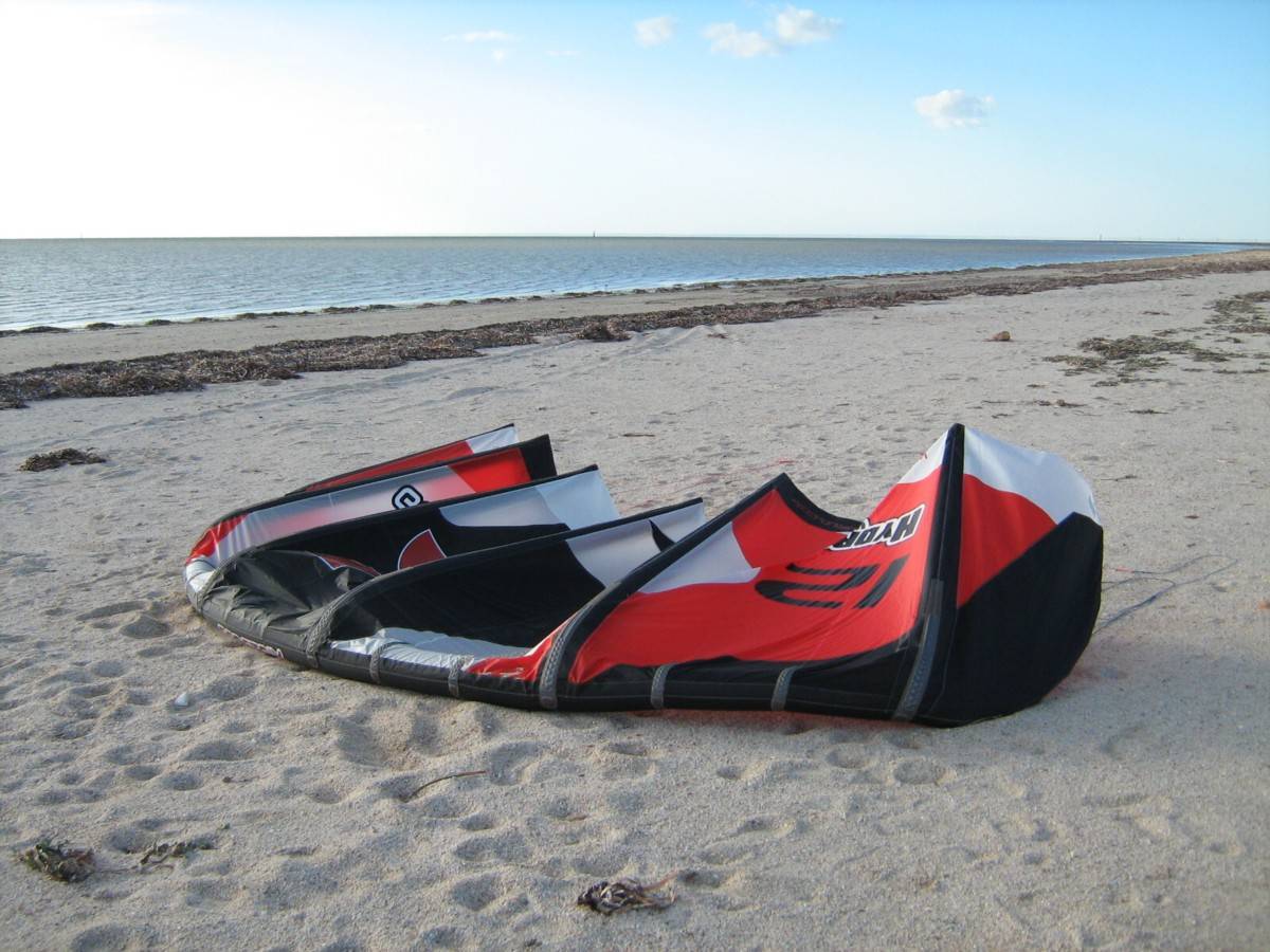 Port Parham beach, great speed kiting spot