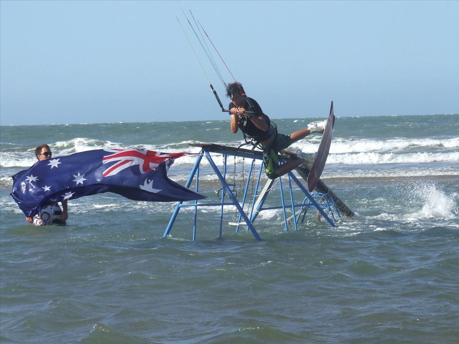 aussie flag on da slider