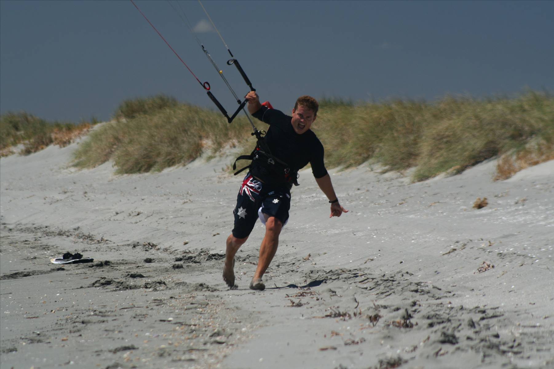 Kite X - Pat running upwind