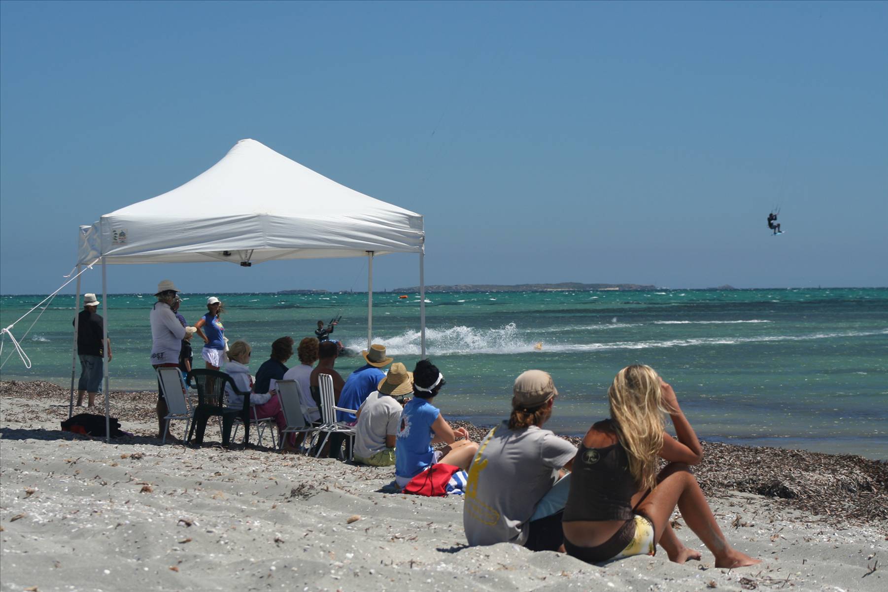 Kite X - Entering the trick zone watched by Woodies Crew judges