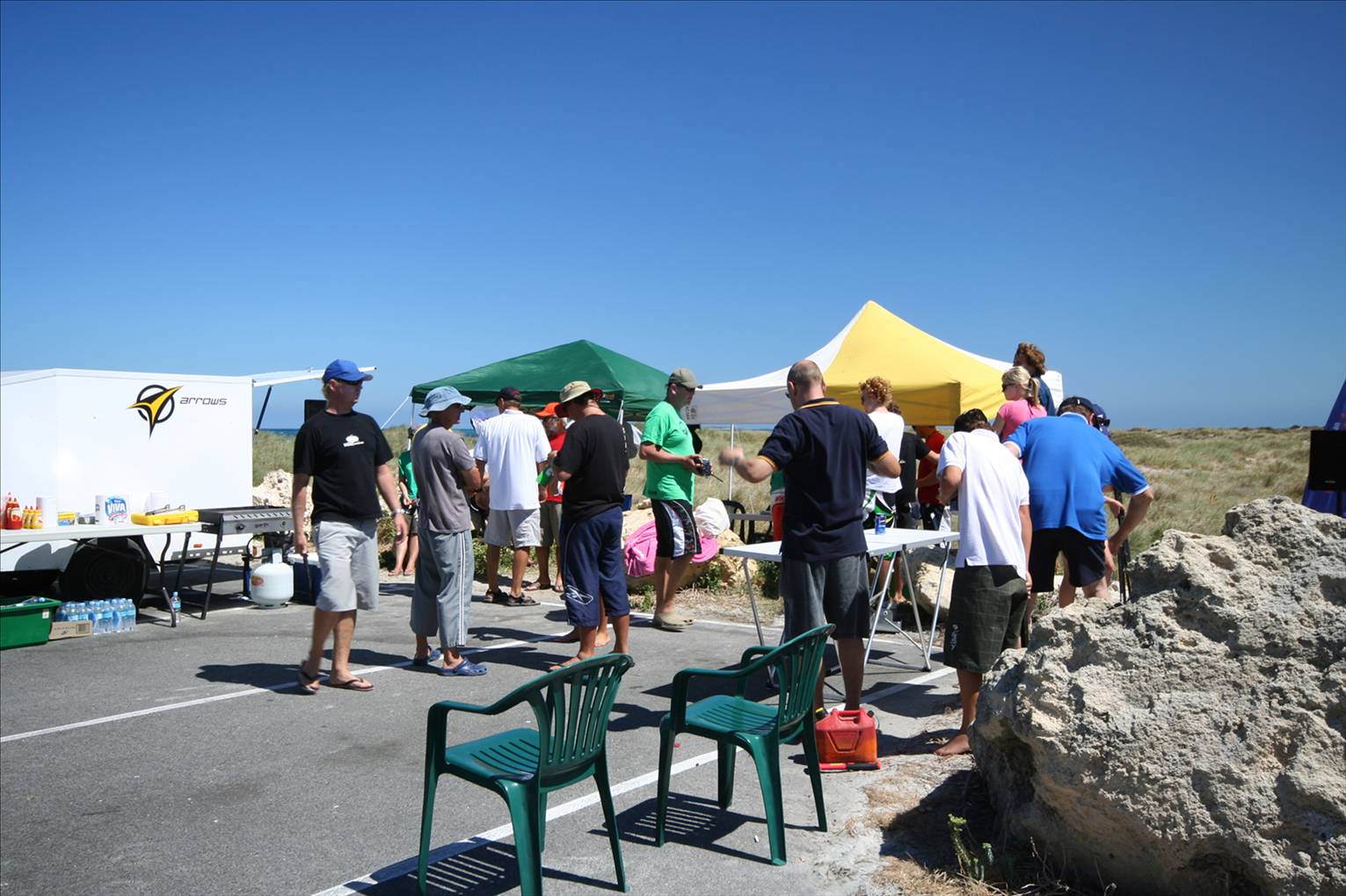 Kite X - Rego Tent at main carpark