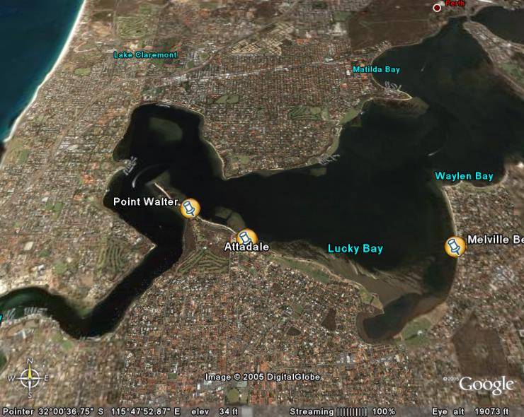 A few spots on the River