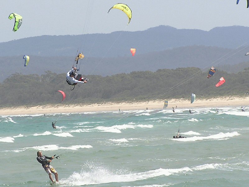 Dave jumping Loui's Lines