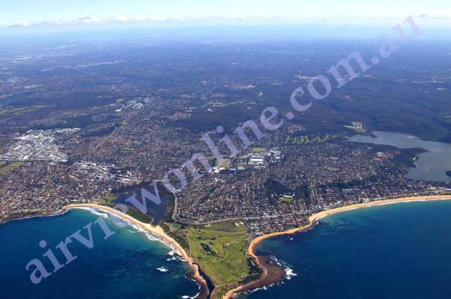 Looking north longreef to Narabeen