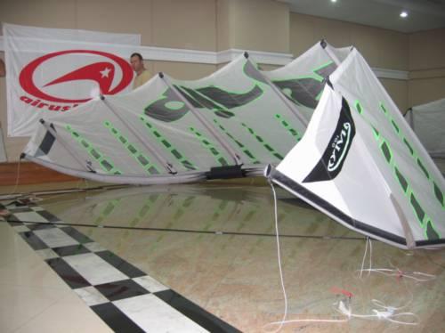 The new "bow" type airush kite