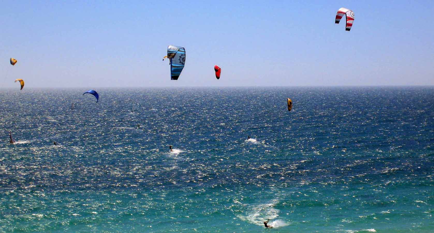 Clear water - where's that shark?