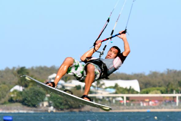 Mike mid-air at Lotus