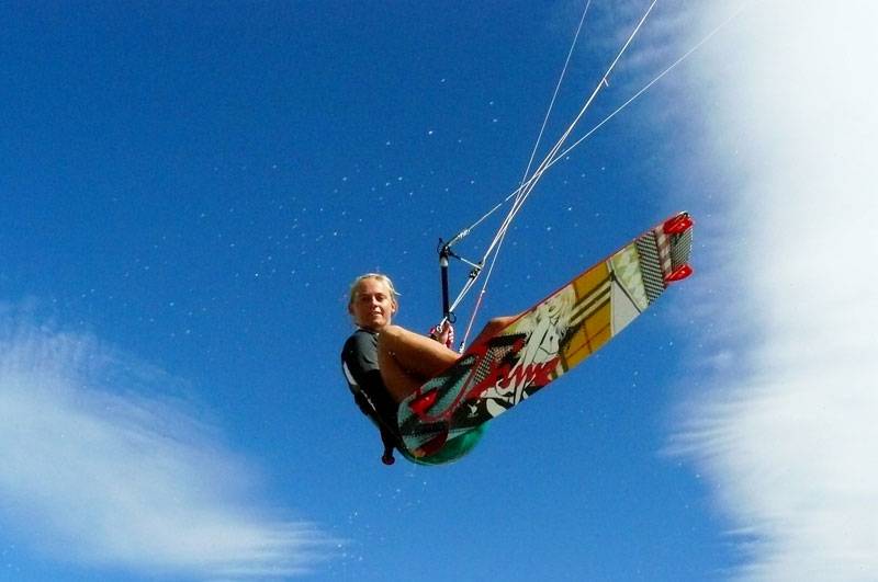 Kite session at Kirra on Friday