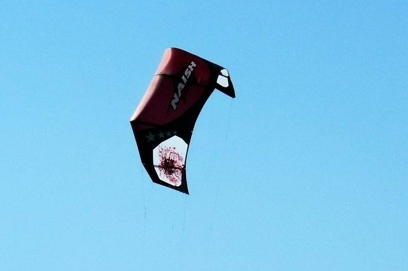 Kite session at Kirra on Friday