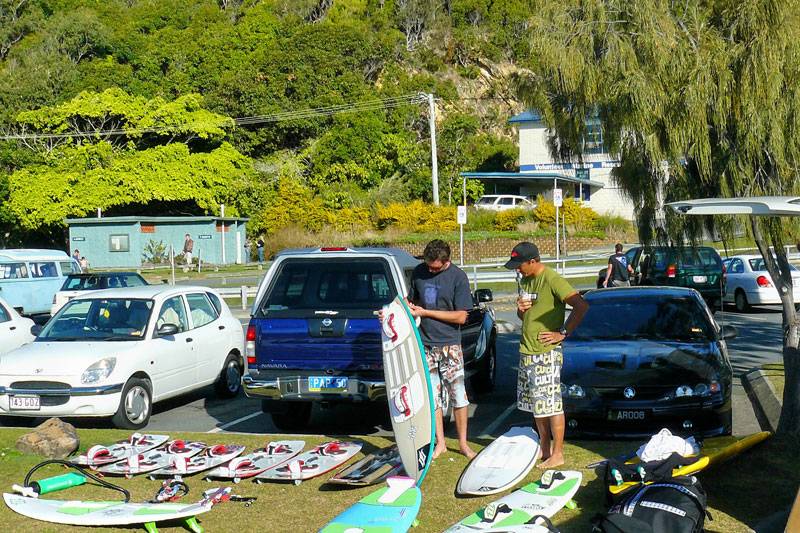 North & Naish 09 Demo day.