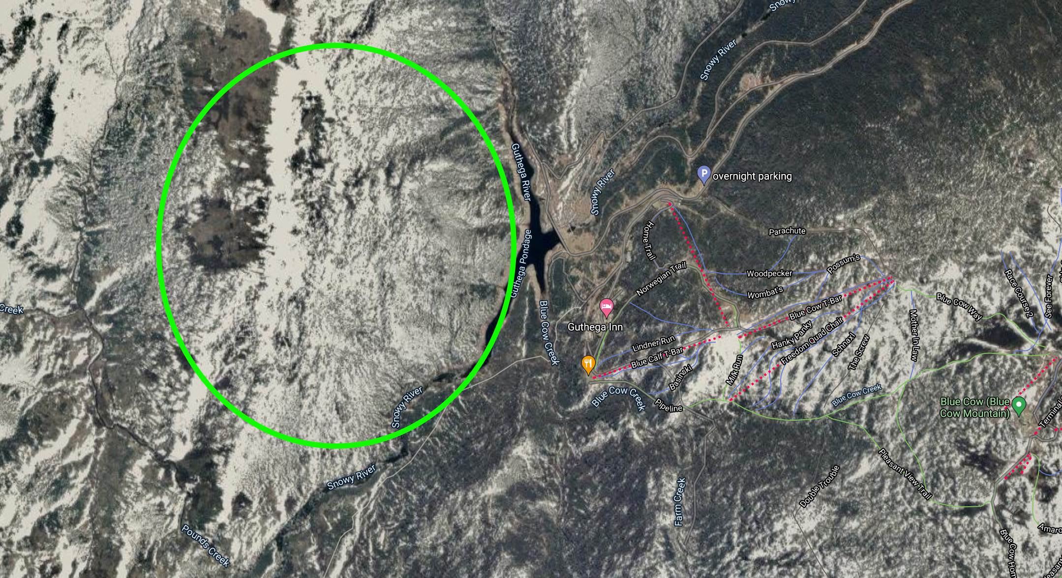 guthega snow kite area