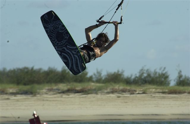 Luke.K At Caloundra on a Crazy Fly  kiteboard