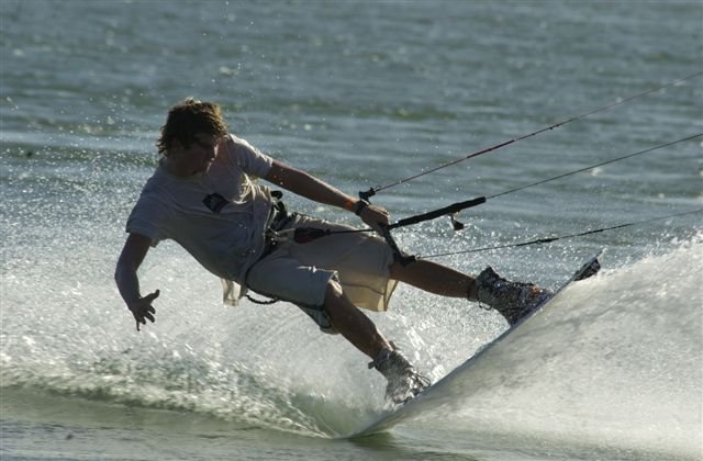 Sam at Caloundra river mouth pressing it.