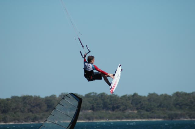 indy over windsurfer (Mandurah)