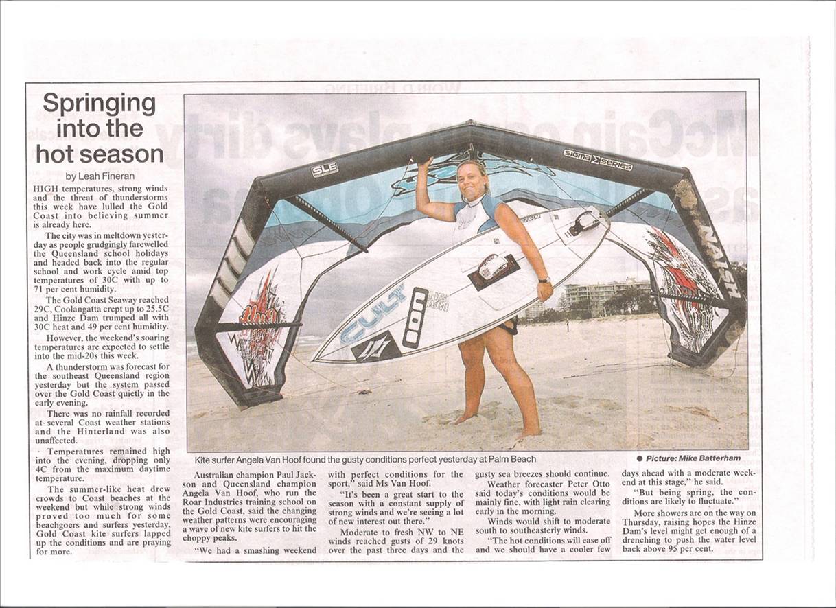 angie in goldcoast newspaper The Bulletin