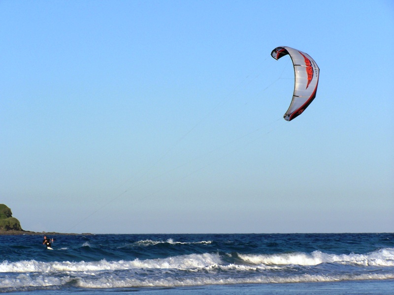 Kiting at Mudjimba
