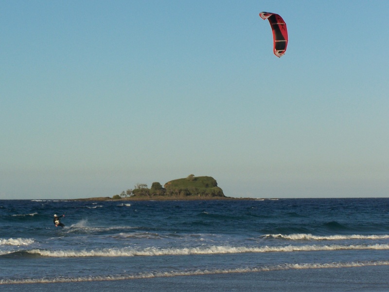 Kiting at Mudjimba