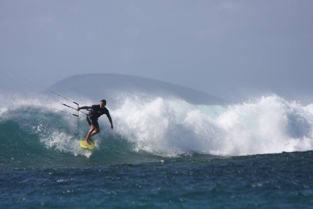 in the waves @ Cap Malheureux - NE Mauritius