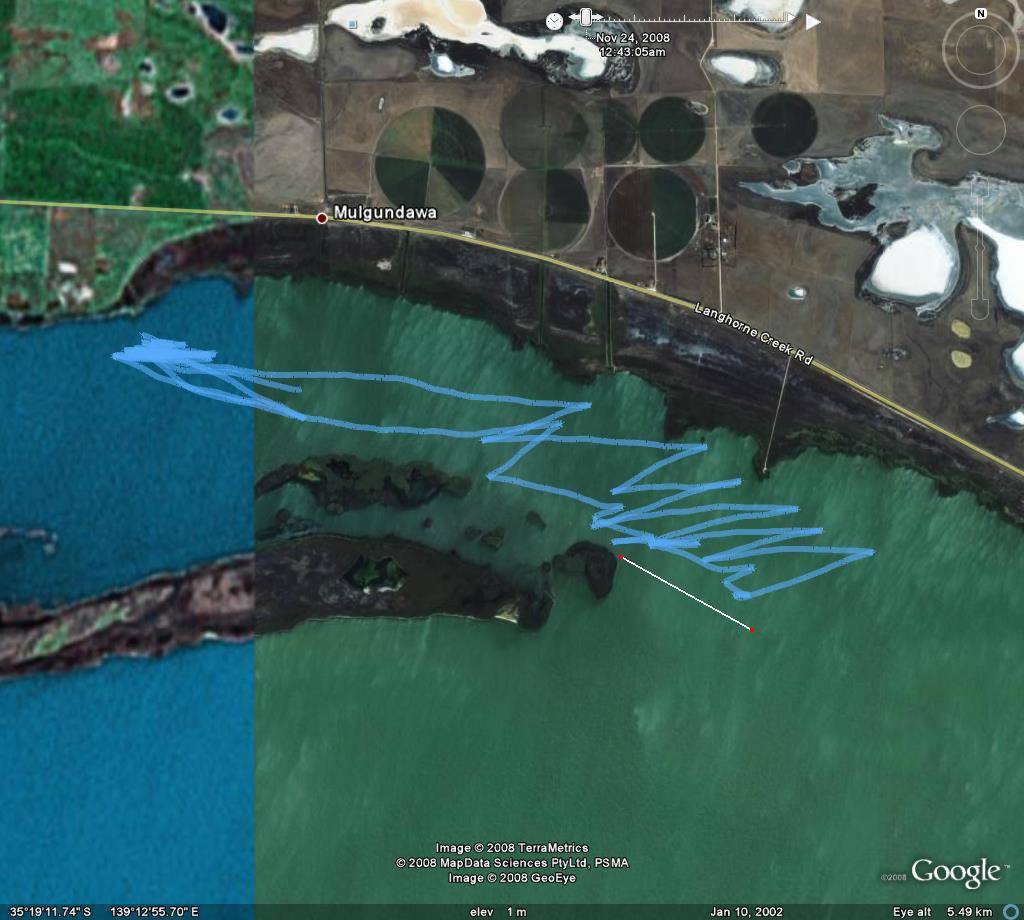 Boggy Lake east Sand spit