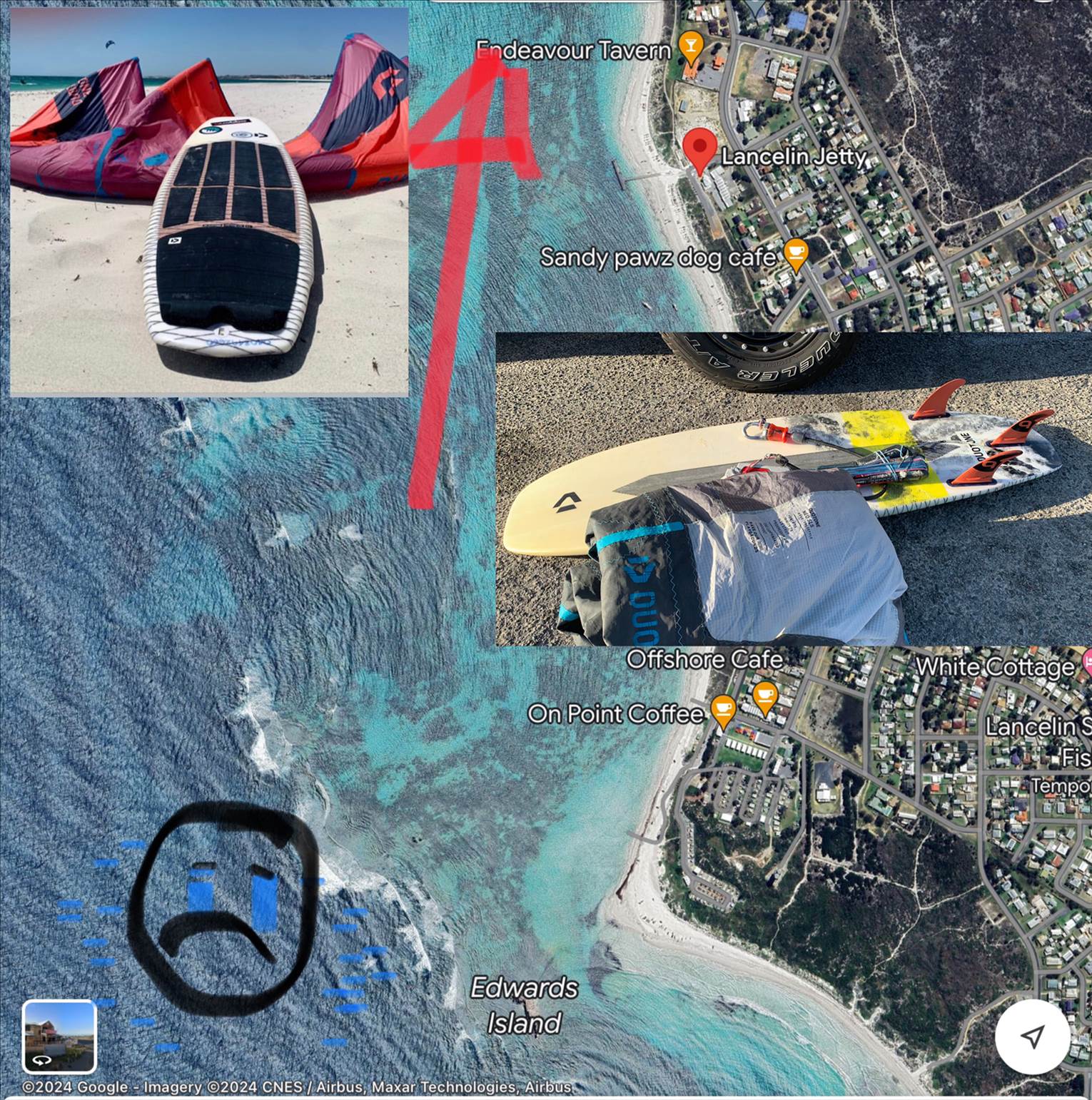 Lost Surfboard, 3rd Feb. Lancelin