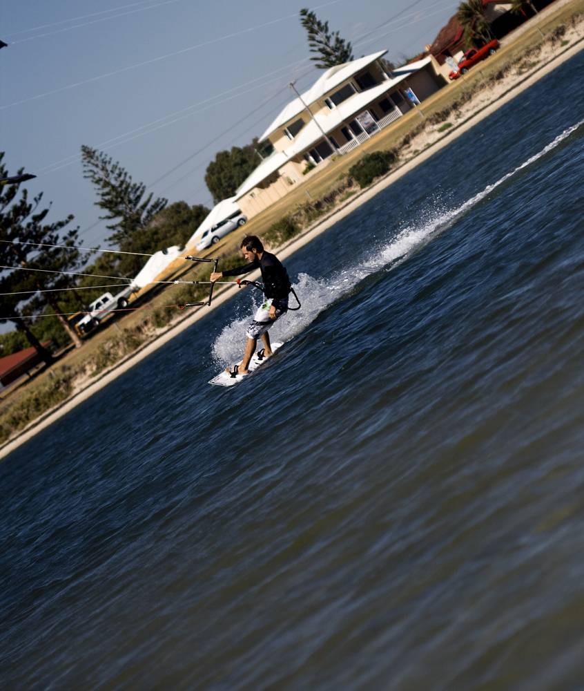 kitesurfing at Safety Bay WA 13 dec 08
