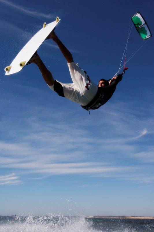 Lance has got a new kite