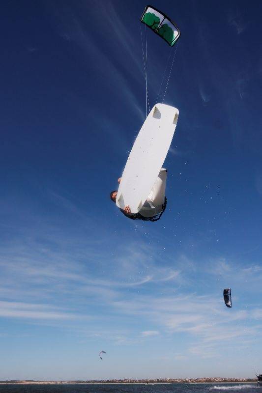 Lance has got a new kite