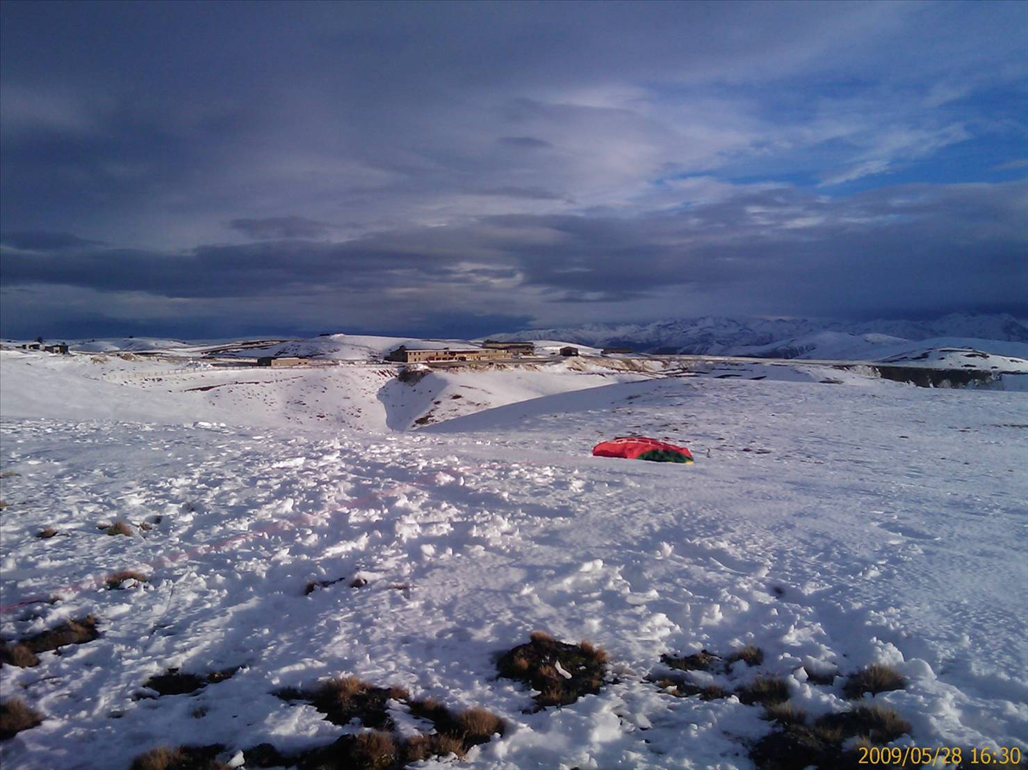 Late in the day.. looking back towards base