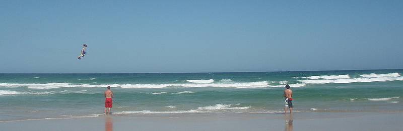 hanging around moreton island