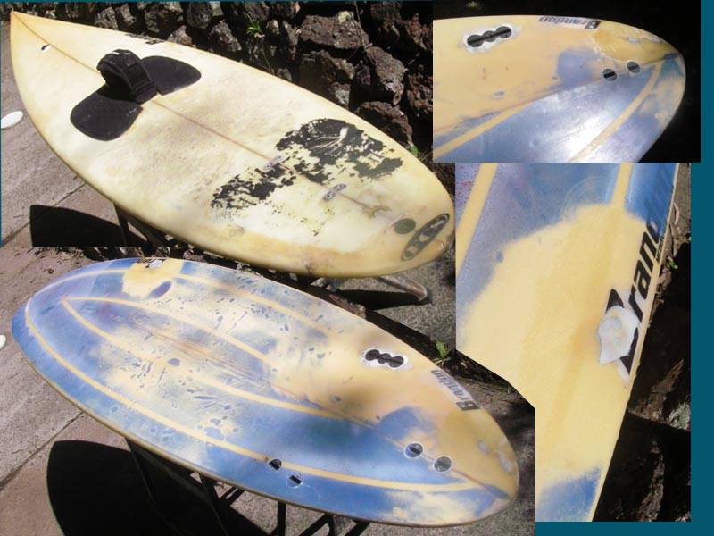 Airbrush paint job - before and after