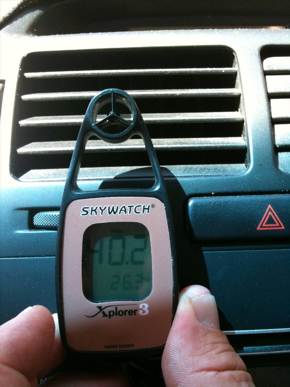 wow it's windy... in my car